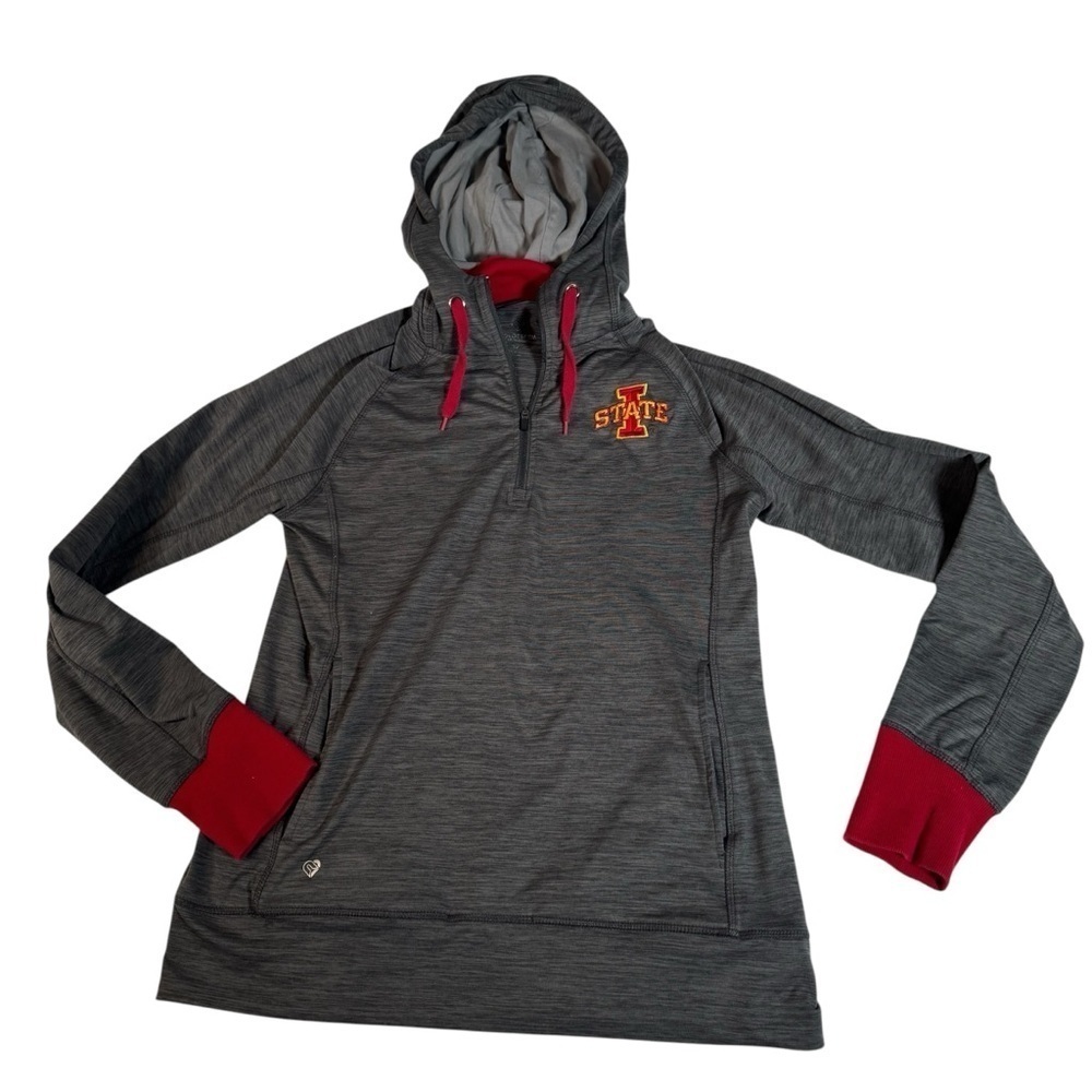 Iowa State Cyclones Colosseum Womens Hooded Pullover Long Sleeve Size Medium - Picture 5 of 16